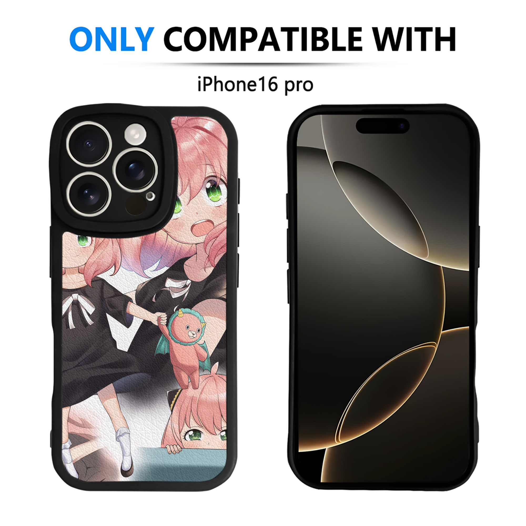 （画像用） SPY×FAMILY间谍家家酒 【iPhone 16シリーズ対応】シリコンスマホケース（レザー調） 材質：シリコン